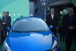 اولین خودروی برقی تولید داخل رونمایی شد