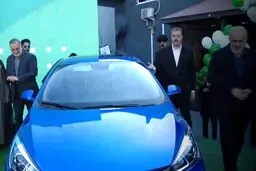 اولین خودروی برقی تولید داخل رونمایی شد