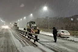برف و کولاک در ۱۱ استان‌‌ و صدور ‌‌اعلام آماده‌باش‌