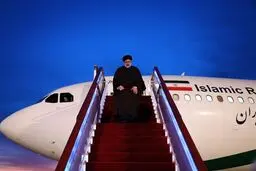 رئیسی وارد الجزیره شد