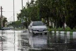 رگبار باران در نقاط مختلف کشور