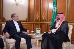 دیدار عراقچی با محمد بن سلمان