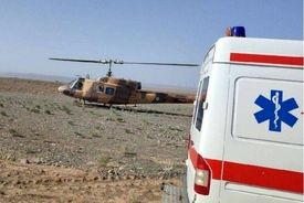 بالگرد سپاه در فارس دچار سانحه شد