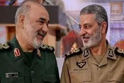تبریک فرمانده کل سپاه به فرمانده کل ارتش