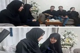 دیدار معاون رئیس‌جمهور با خانواده الهه حسین‌نژاد