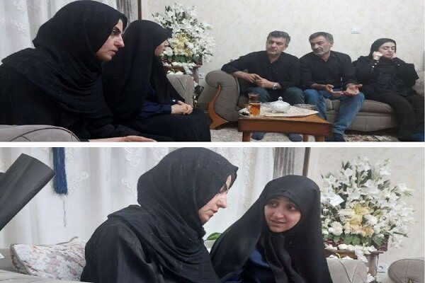 دیدار معاون رئیسجمهور با خانواده الهه حسیننژاد