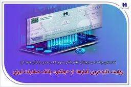 نخستین چک امن دیجیتال نظام بانکی سهم ۴۸ درصدی را از آن خود کرد/ روایت تازه‌ترین آمارها از«چکنو» بانک صادرات ایران