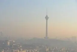 آلودگی هوای تهران در وضعیت قرمز