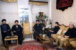 حضور سیدحسن خمینی در خانه سپهبد شهید محمد باقری