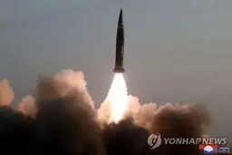 کره شمالی در آستانه تحلیف ترامپ چندین موشک بالستیک شلیک کرد