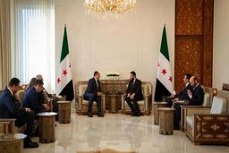 هیئت اتحادیه عرب با الجولانی و الشیبانی دیدار کردند