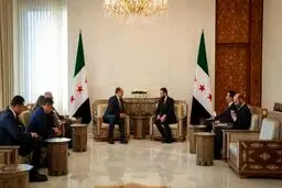 هیئت اتحادیه عرب با الجولانی و الشیبانی دیدار کردند