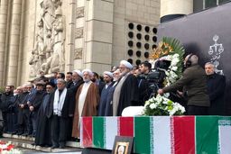 تشییع پیکر شهیدان رازینی و مقیسه برگزار شد