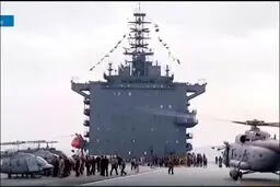 ناو پهپادبر به نیروی دریایی سپاه الحاق شد