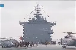 ناو پهپادبر به نیروی دریایی سپاه الحاق شد