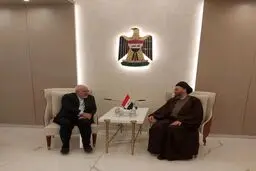 دیدار ظریف با رییس جریان حکمت ملی عراق