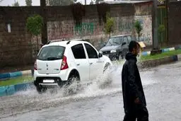آب‌گرفتگی شدید شهر رشت