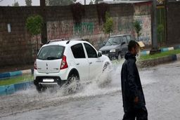 آب‌گرفتگی شدید شهر رشت