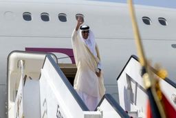 امیر قطر در راه تهران