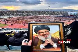 خانواده شهید سیدابراهیم رئیسی و امیرعبداللهیان در مراسم تشییع سیدحسن نصرالله حضور یافتند