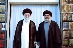 حضور هیئتی ۴ نفره به نمایندگی از رهبر انقلاب در مراسم تشییع شهید نصرالله