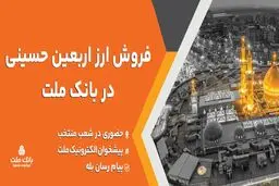 فروش ارز اربعین حسینی در باجه های ارزی بانک ملت در پایانه های مرزی