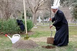 تاکید رئیس قوه قضائیه بر حفاظت از محیط زیست در روز درختکاری
