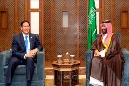 استقبال بن سلمان از روبیو، وزیر خارجه آمریکا