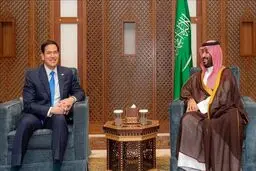 استقبال بن سلمان از روبیو، وزیر خارجه آمریکا