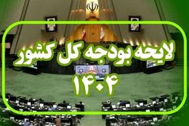 بخش دوم لایحه بودجه ۱۴۰۴ تایید شد