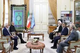 دیدار و گفتگوی عیدانه پزشکیان با حجت‌الاسلام اژه‌ای
