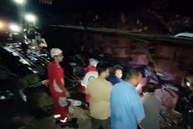 جزئیات جدید از وضعیت مصدومان واژگونی اتوبوس کرمان