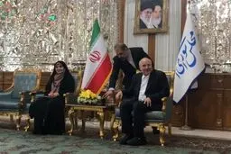 دیدار نوروزی فرزانه صادق با سران ۳ قوه