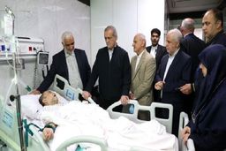 پزشکیان به عیادت رحماندوست رفت