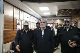 بازدید پزشکیان از ستاد فرماندهی راهور تهران