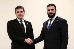رئیس اقلیم کردستان عراق با الجولانی دیدار کرد