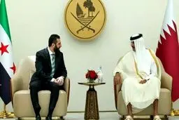 هیات سوری به ریاست الجولانی وارد دوحه شد