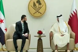 هیات سوری به ریاست الجولانی وارد دوحه شد