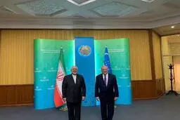 ظریف با همتای ازبکستانی خود دیدار کرد