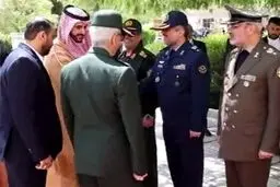 سرلشکر باقری از وزیر دفاع عربستان استقبال کرد