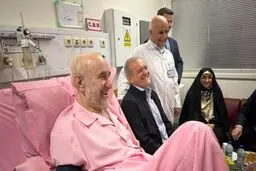 پزشکیان به عیادت سیدمحمد خاتمی رفت