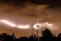 هشدار نارنجی هواشناسی برای تهران/ رگبار و رعدوبرق