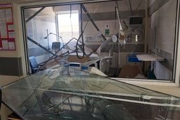 حمله اسرائیل به بیمارستان فارابی کرمانشاه + تصویر