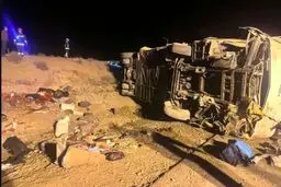 آخرین جزئیات از حادثه مرگبار اتوبوس در محور نطنز