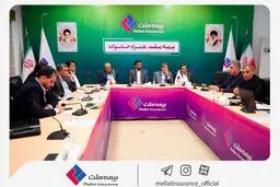 برگزاری نشست مشترک هیأت‌مدیره بیمه ملت و اعضای انجمن صنفی نمایندگان