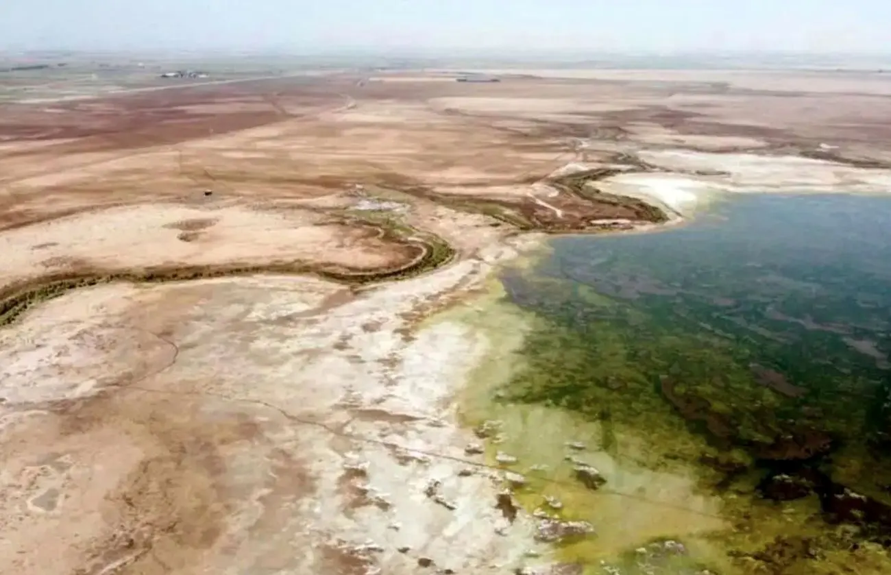 بیش از نیمی از مساحت تالاب شادگان خشک شد؛ فقط ۵۰ درصد حق‌آبه به این تالاب اختصاص داده شده!