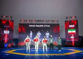 تیم ملی تکواندو زنان ایران سوم جام جهانی شد