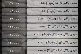 تغییر قیمت در بازار سیمان امروز ۲۸ اردیبهشت ۱۴۰۵