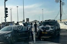 کاروان نتانیاهو دچار تصادف رانندگی شد