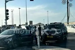 کاروان نتانیاهو دچار تصادف رانندگی شد